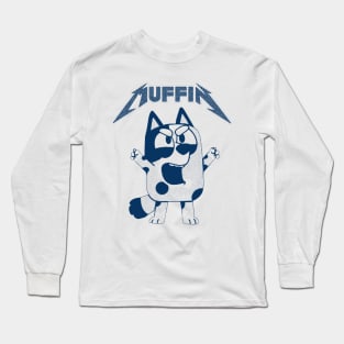 Muffin Bluey Metal Long Sleeve T-Shirt